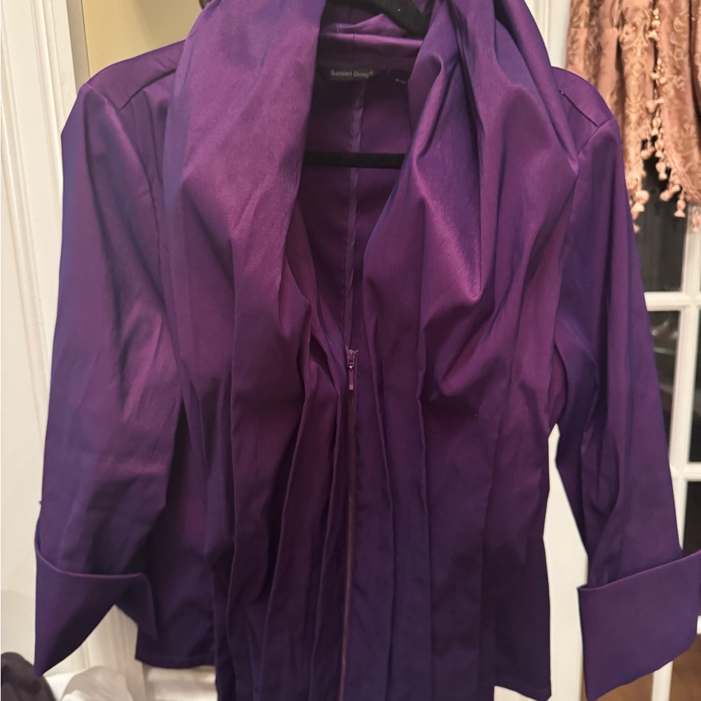 Samuel Dong Vibrant Purple Top